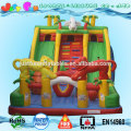 commercial animals jumping castle with slide,used bounce houses for sale,inflatable fun playground for sale